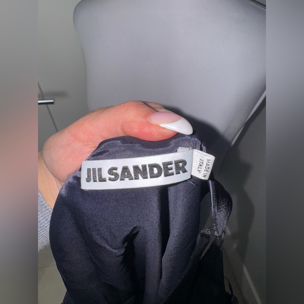 Jill Sander Zenni Dress in Black/Size 4 - Picture 7 of 10